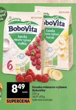 Delikatesy Centrum Kaszka mleczno-ryżowa BoboVita Malina oferta