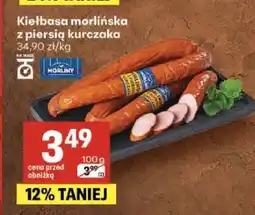 Delikatesy Centrum Kiełbasa morlińska z piersią kurczaka Morliny oferta