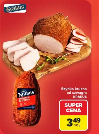 Carrefour Szynka Krakus oferta