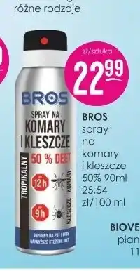Jaśmin Spray na komary i kleszcze Bros 50% DEET oferta