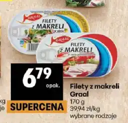 Delikatesy Centrum Filety z makreli w oleju Graal oferta