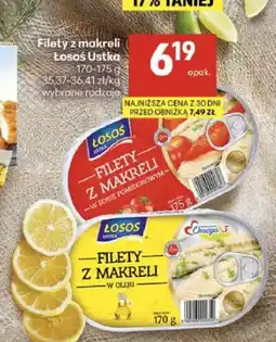 Delikatesy Centrum Filety z makreli w sosie pomidorowym Łosoś Ustka oferta