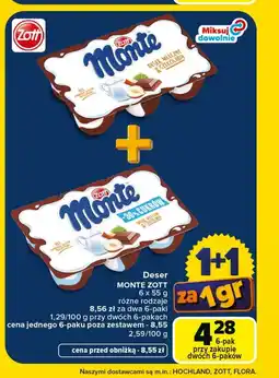 Carrefour Market Deser mleczny Zott oferta