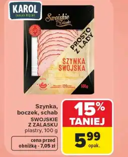 Carrefour Szynka Swoejskie z Zalasku oferta