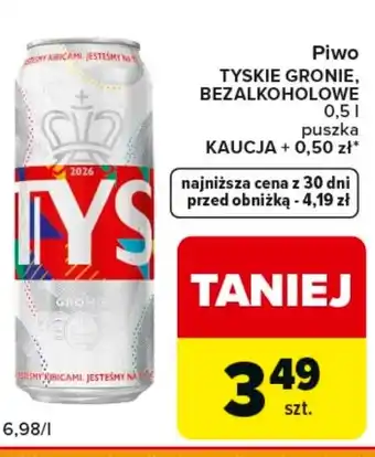 Carrefour Express Piwo Tyskie oferta