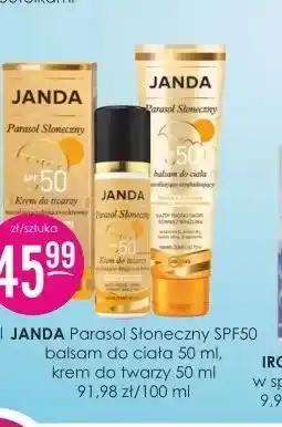 Jaśmin Krem do twarzy Janda Parasol Słoneczny SPF50 oferta
