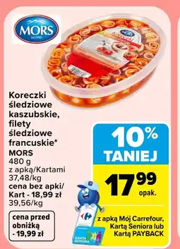 Carrefour Market Koreczki śledziowe Mors oferta
