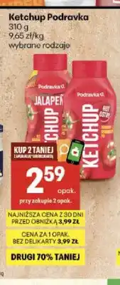 Delikatesy Centrum Ketchup Podravka Hot oferta