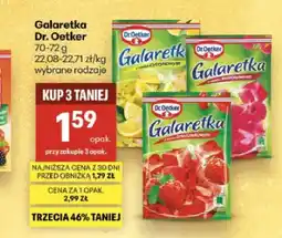 Delikatesy Centrum Galaretka o smaku cytrynowym Dr.Oetker oferta