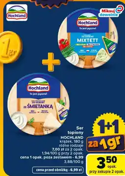 Carrefour Market Ser topiony Hochland oferta
