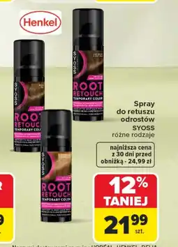 Carrefour Market Retusz odrostów Syoss oferta