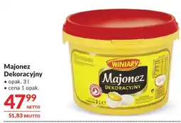 Makro Majonez Dekoracyjny Winiary oferta