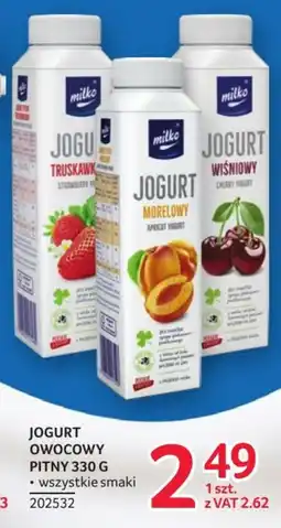 Selgros Jogurt Owoce Milko oferta