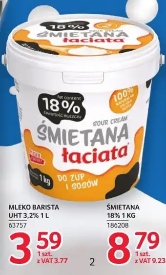 Selgros Śmietana Łaciata oferta