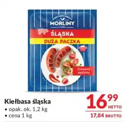 Makro Kiełbasa Śląska Morliny Duża Paczka oferta
