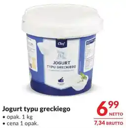 Makro Jogurt typu greckiego Chef oferta