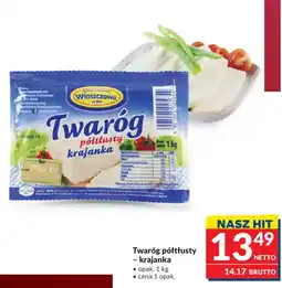 Makro Twaróg półtłusty krajanka Włoszczowa oferta
