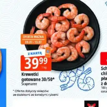 E.Leclerc Krewetki gotowane Scapmaree oferta