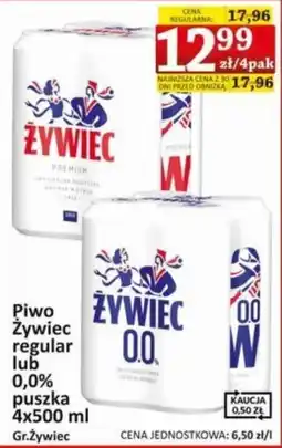 Marmax Piwo Żywiec regular lub 0,0% oferta