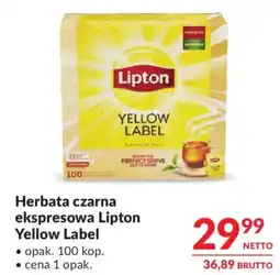 Makro Herbata czarna ekspressowa Lipton Yellow Label oferta