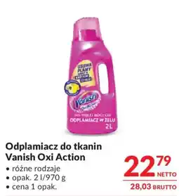 Makro Odplamiacz do tkanin Vanish Oxi Action oferta