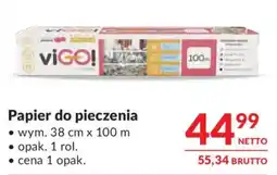 Makro Papier do pieczenia viGO! oferta