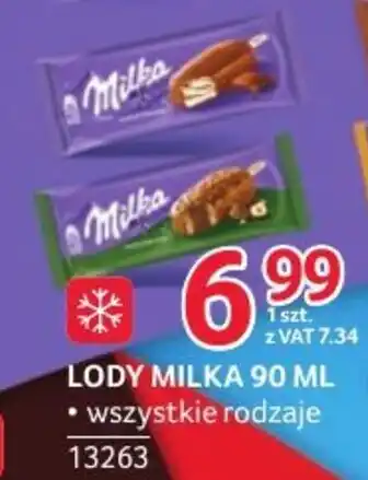 Selgros Lody Milka oferta