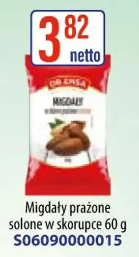 AT Migdały prażone solone w skorupce oferta