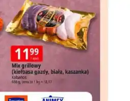 E.Leclerc Mix grillowy (kiełbasa gazdy, biała, kaszanka) Kabanos oferta