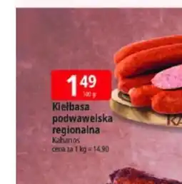 E.Leclerc Kiełbasa podwawelska regionalna Kabanos oferta