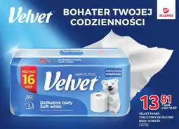 Selgros Velvet Papier Toaletowy Delikatnie Biały oferta