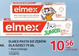 Selgros ELMEX PASTA DO ZĘBÓW DLA DZIECI oferta