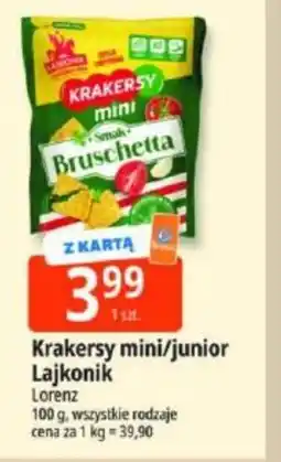 E.Leclerc Krakersy mini/junior Lajkonik oferta