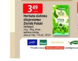 E.Leclerc Herbata ziołowa ekspressowa Zielnik Polski Mięta oferta