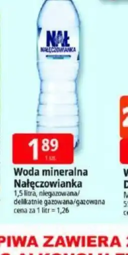 E.Leclerc Woda mineralna Nałęczowianka oferta