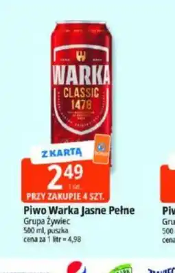 E.Leclerc Piwo Warka Jasne Pełne oferta