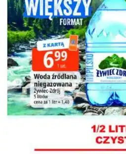 E.Leclerc Woda źródlana niegazowana Żywiec-Zdrój oferta