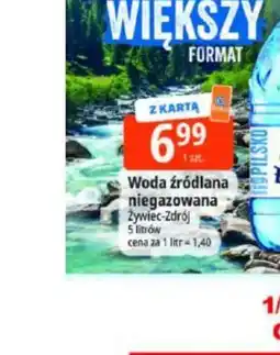 E.Leclerc Woda źródlana niegazowana Żywiec-Zdrój oferta