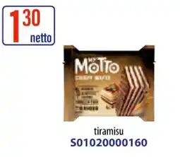 AT MOTTO CREAMY WAFERS tiramisu oferta