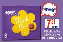 AT Milka Thank You Milk Cream oferta