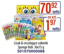 AT Lizak & strzelające cukierki Sponge Bob oferta
