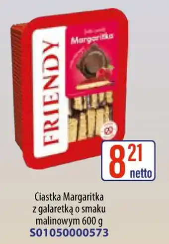 AT Ciastka Margaritka z galaretką o smaku malinowym oferta