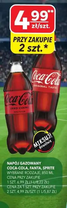 Top Market Napój gazowany Coca-Cola, Fanta, Sprite oferta