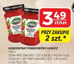 Top Market KONCENTRAT POMIDOROWY ŁOWICZ oferta