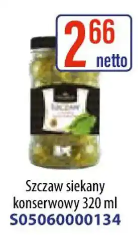 Szczaw siekany konserwowy