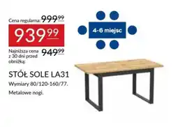 Abra STÓŁ SOLE LA31 oferta
