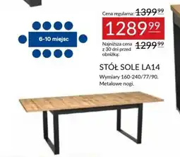 Abra STÓŁ SOLE LA14 oferta