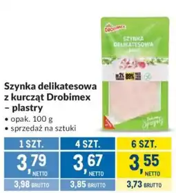 Makro Szynka delikatesowa z kurcząt DrobiMex oferta