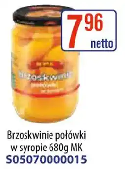 AT Brzoskwinie połówki w syropie oferta