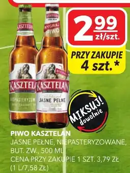 Top Market Piwo Kasztelan Jasne Pełne Niepasteryzowane oferta